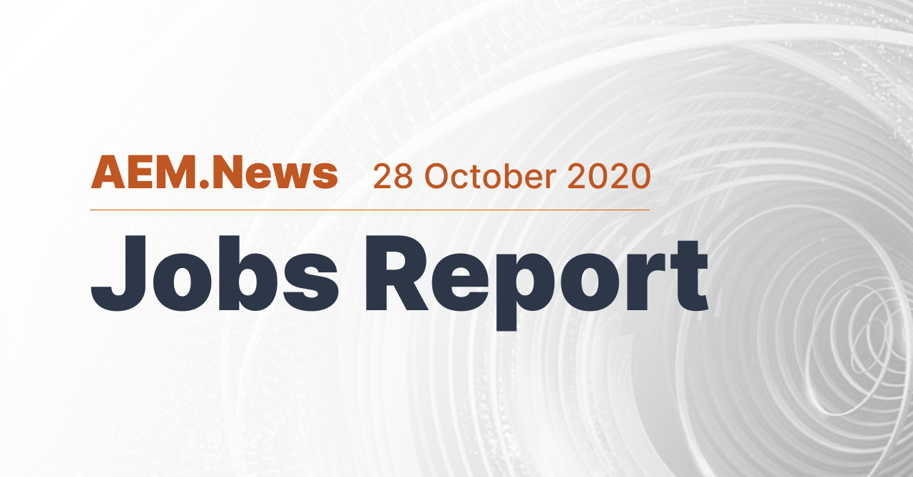Jobs Report: 28 October 2020