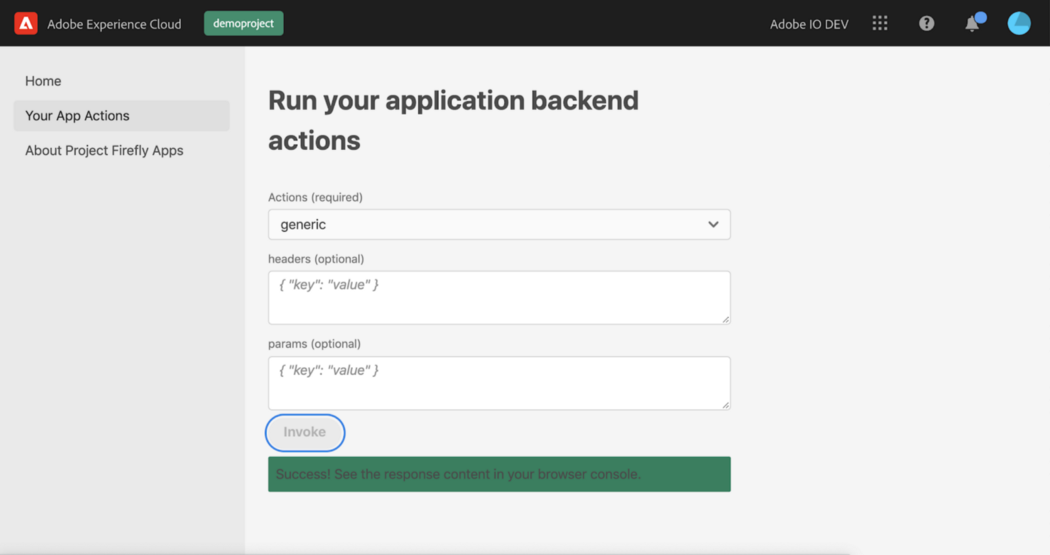 Project Firefly October Update: New Action and UI Templates and Storage Service Enhancements